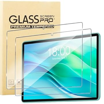 KUSINHOKA Vetro Temperato per Teclast P50/Teclast P50S/P50 AI (11 Pollici), [2 Pezzi] Durezza 9H Pellicola Protettiva, [Anti-Graffio], [Senza Bolle], HD Trasparente Protezione Schermo Protector Film