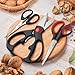 Kitchen Shears Set - QtoiKce Kitchen Scissors 3 Pack All Purpose Poultry Shears,Stainless Steel Sharp Utility Cooking Scissors for Home