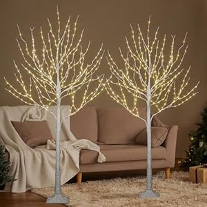 Lightshare Lighted Birch Twig Tree with Fairy Lights 2 Sets 6FT 642 LED Lights for Indoor Outdoor Home Christmas Holiday Decoration Lightshare Lighted Birch Twig Tree with Fairy Lights 2 Sets 6FT 642 LED Lights for Indoor Outdoor Home Christmas Holiday Decoration