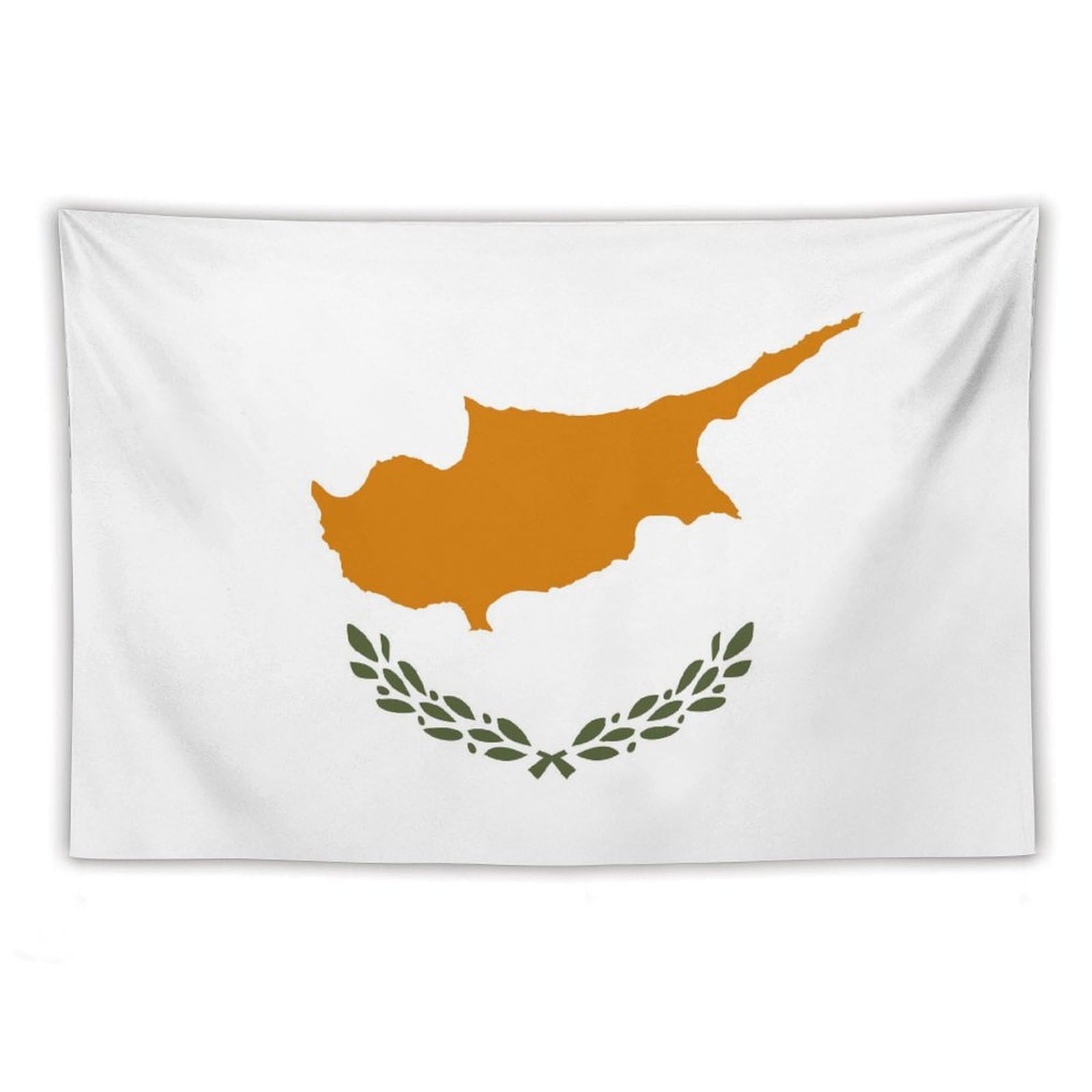 XingFox Cyprus Flag Tapestry Wall Hanging National Flag Tapestry for Room Bedroom Dorm Aesthetic Decorations, 40"x60"