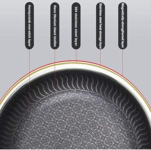 Wok antiadherente 26cm con tapa de vidrio y mango ergonómico miniatura 3