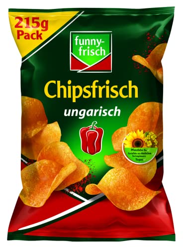 funny-frisch Chipsfrisch ungarisch, 15er Pack (15 x 215g)