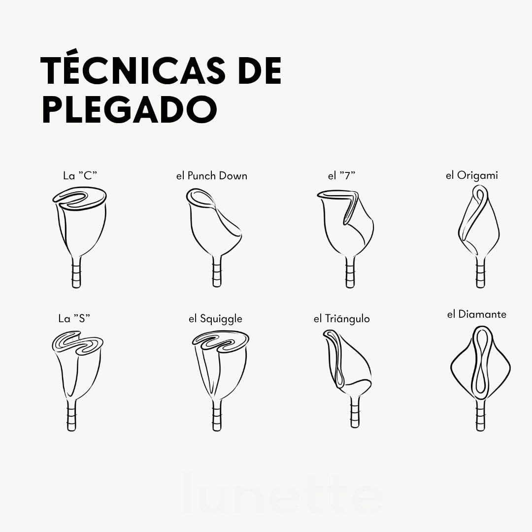 Lunette Copa Menstrual – Copa Menstrual Reutilizable – Silicona de Grado Médico Sin BPA – Hasta 12 Horas de Comodidad – Alternativa al Tampón Reutilizable Hasta 10 Años, Tamaño 1 Clear