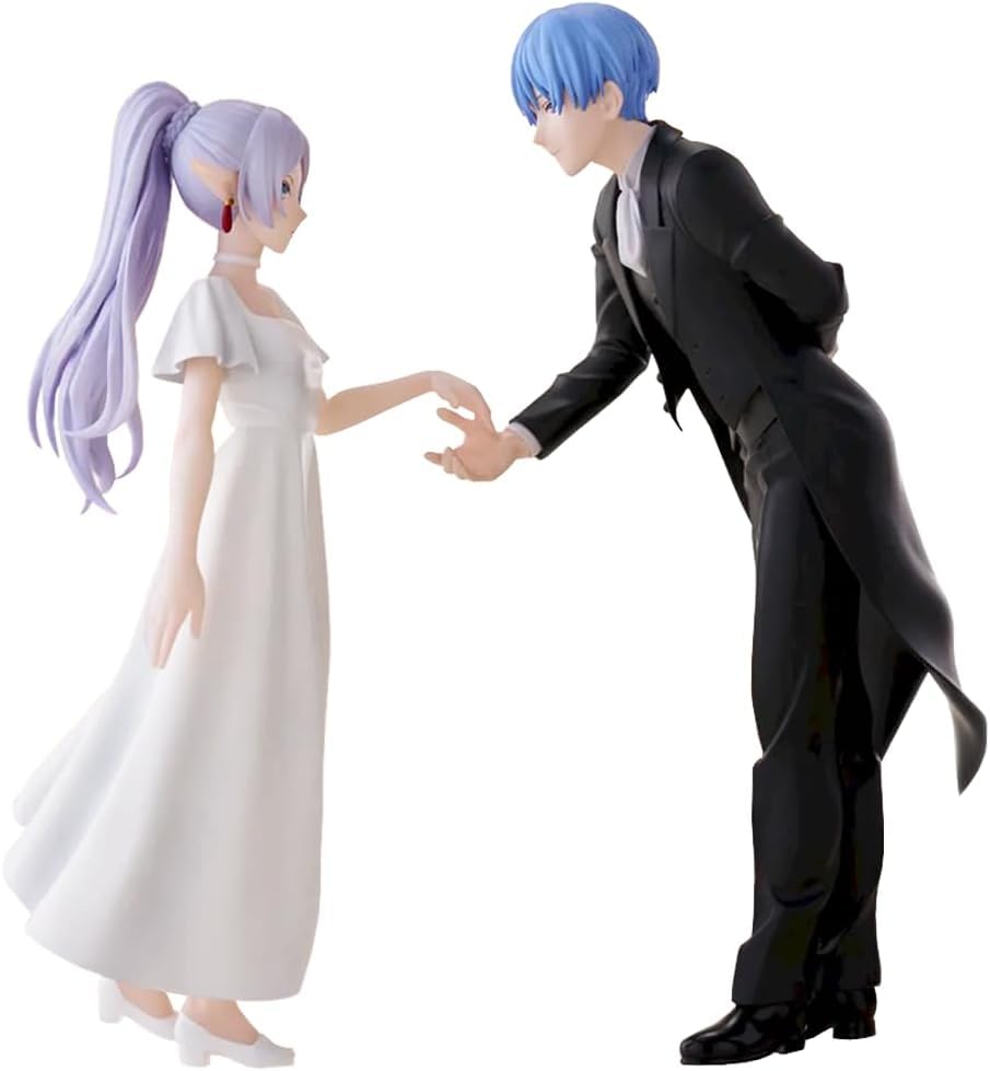 Gluckhapi Anime Figures Set 2PCS Frieren Figure PVC Model Action Figure Anime Statue Collection Decoration Gift