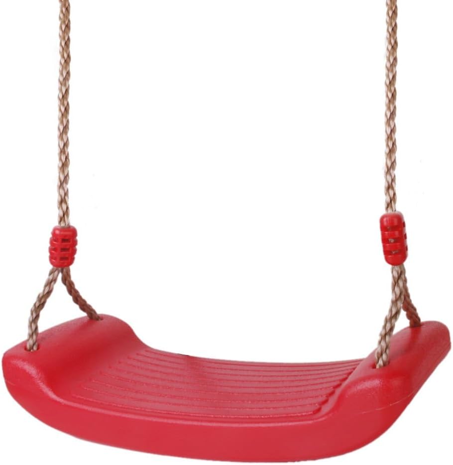 Strong Swing Seat with Adjustable Rope Set Kids Outdoor Garden Fun Play Large Playground Accessories