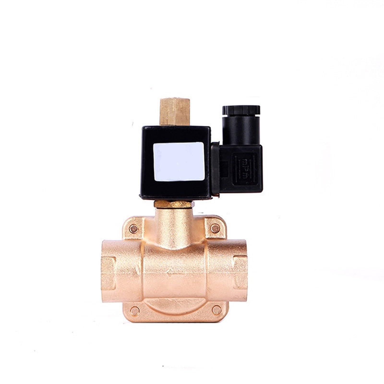Zone Solenoid Valve, High Pressure Solenoid Valve 1", Normally Open, 110V, 24, 12, 0955, Brass (Size:, Color: G_24VDC_NBR-SEAL)(G-120VAC-EPDM SEAL)