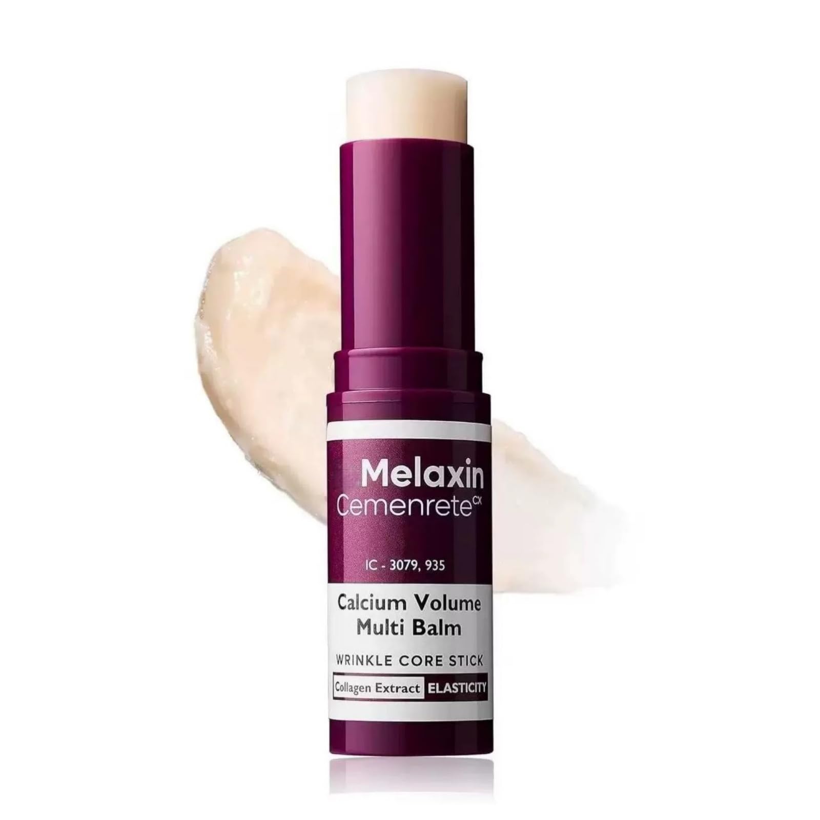 DrMelaxinn Calcium Balm Stick/Calcium Volume Multi Balm, Volumen-Faltenkernstift für Augen, Hals & Gesicht, 9 g (1PC)