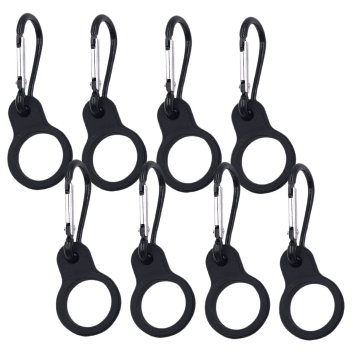 BESPORTBLE 5 Sätze Flaschenhalter Mit Ergonomischem Griff Tragbarer Reisehalter Bergsteigen-flaschenclip Für Sichere Flaschenmontage 8 Stück * 5