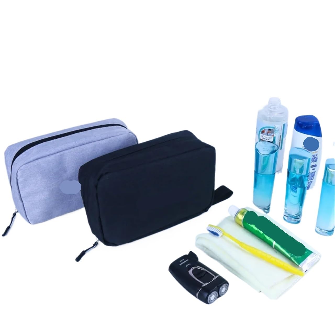 Trousse, Borsa da Toilette Viaggio sospesa for Uomo e Donna(Gray)