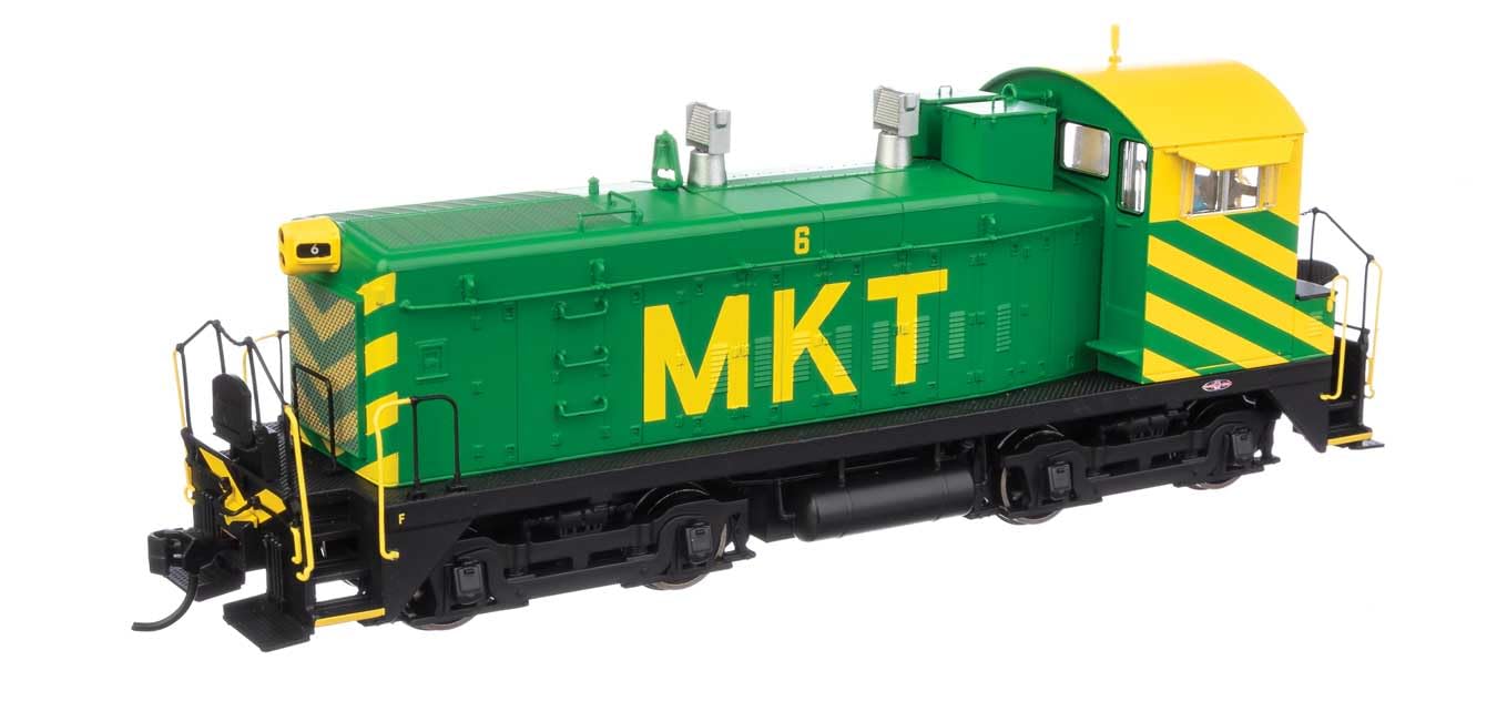 Walthers HO Scale EMD SW1200 - Standard DC - Missouri-Kansas-Texas(TM) #6 - Green Diesel Locomotive