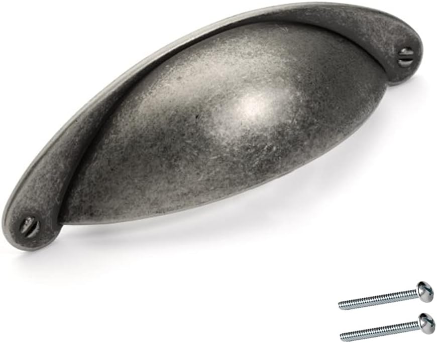 Dynasty Hardware P-5322-AN-25PK 2-1/2-Inch CTC Shaker Style Cabinet Hardware Pull, 25-Pack