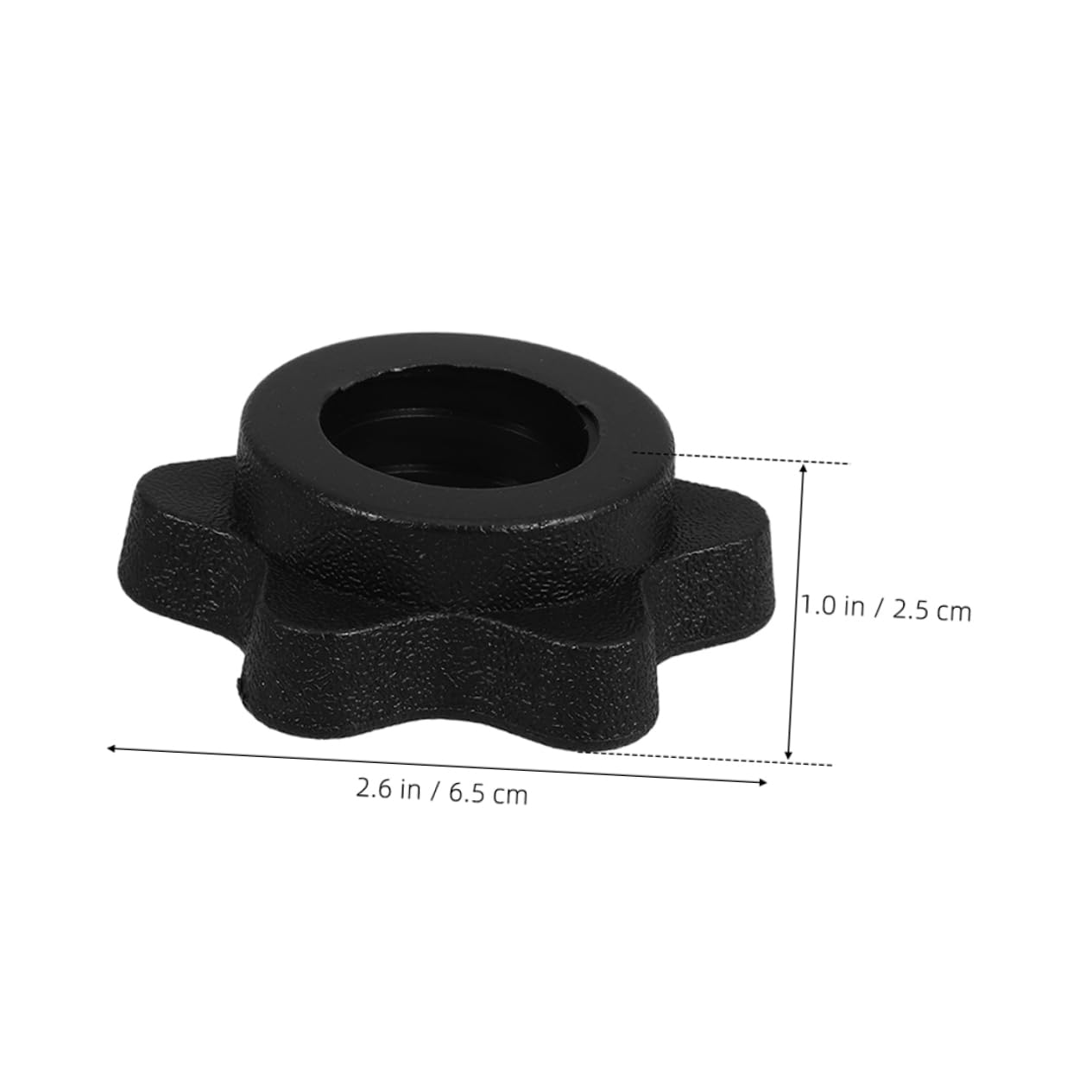 FUNOMOCYA Standard Dumbbell Nuts 25mm Barbell Locking Clamps Collars Barbells Nuts for Workout Equipment