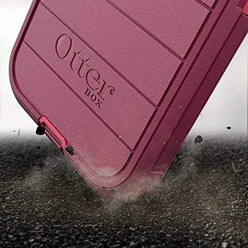 OtterBox Defender Series Case for iPhone 12 & iPhone 12 Pro (Only) - Holster Clip Included - Microbial Defense Protection - Retail Packaging - Berry Potion (Raspberry Wine/Boysenberry) by OtterBox - Image 5