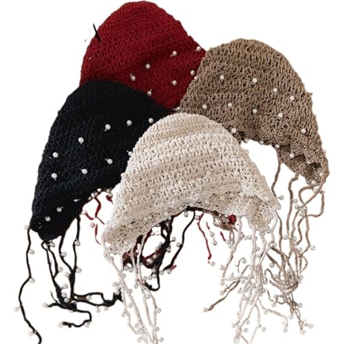 Chapeau de pull à fleurs rétro pour vos balades en bord de mer - 7