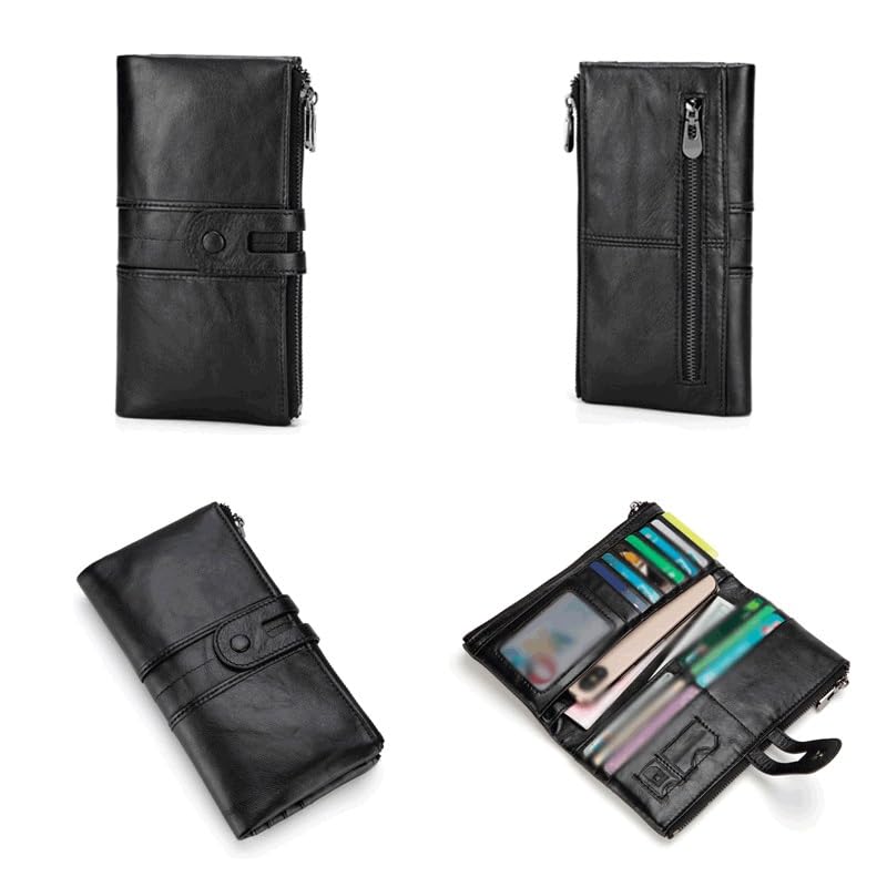 Matte Leather Women Wallet Small Zipper Purse Ladies Wallet Wristlet Women Purse Card Holders(D)4