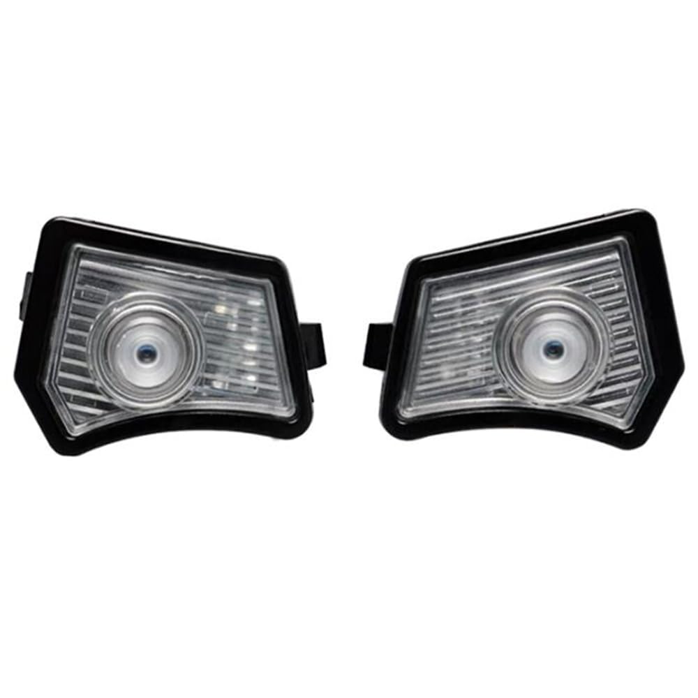 BAKUGO 2Pcs LED Side Puddle Laser Rearview Mirror Projector Lamp Welcome Light For Jaguar XE XF XJ XK
