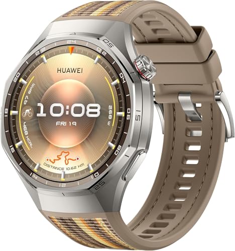 Image of Huawei Watch GT 6 Pro Smart Watch, 46mm, Upto 21 Days Battery Life, Smart Watches with 100+ Sports Mode, Cycling, iOS & Android Compatible, Health Monitoring (Brown)