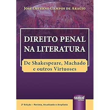 Capa do livro Direito Penal na Literatura - De Shakespeare, Machado e outros Virtuoses