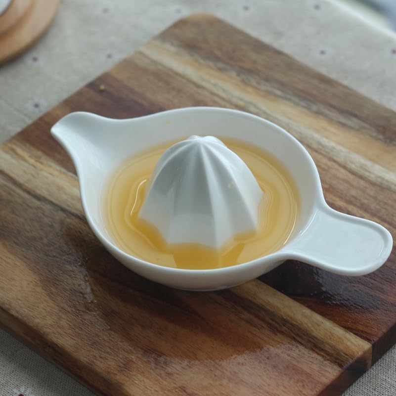 Miniatura 4 de Juicer manual de cerámica del limón fácil de usar del exprimidor de la mano del exprimidor de la fruta para una vida sana