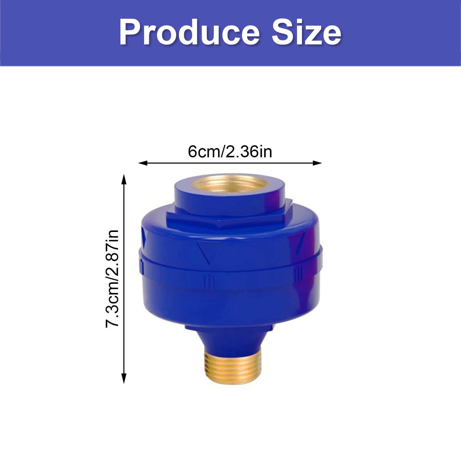 2 Dispositivi Anti-Elettricit&agrave; Per Scaldabagno - Protezione Perdite ACQUA/ELETTRICIT&Agrave;, Materiale Ottone+ABS (Bianco)