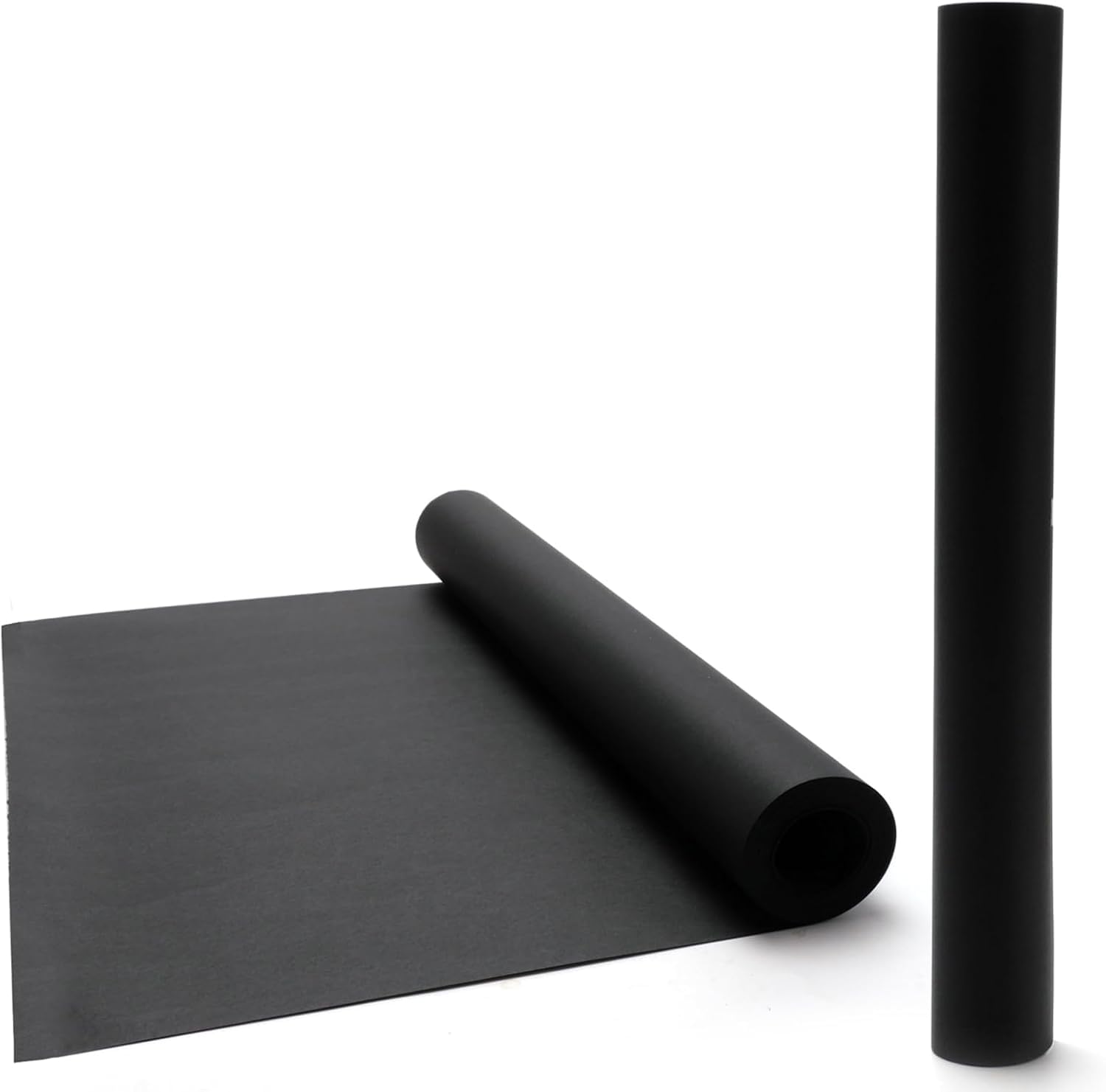 クラフト包装紙 ロール 大判 黒 380mmx10m 80GSM (ラッピングペーパー/ラッピングシート/包み紙) ギフトラッピング・梱包・送料用 おしゃれで安い 天然再生紙​