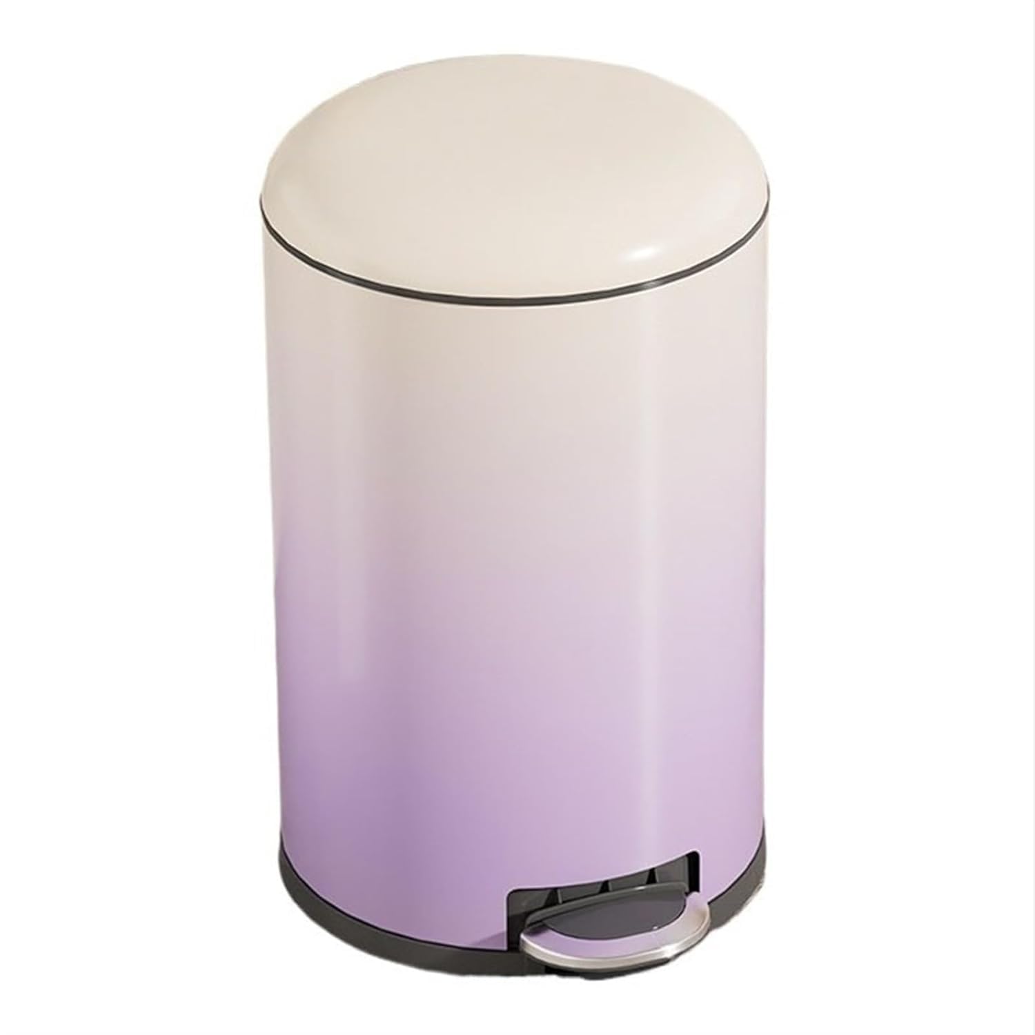 Cubo de basura de acero inoxidable con pedal para hogar