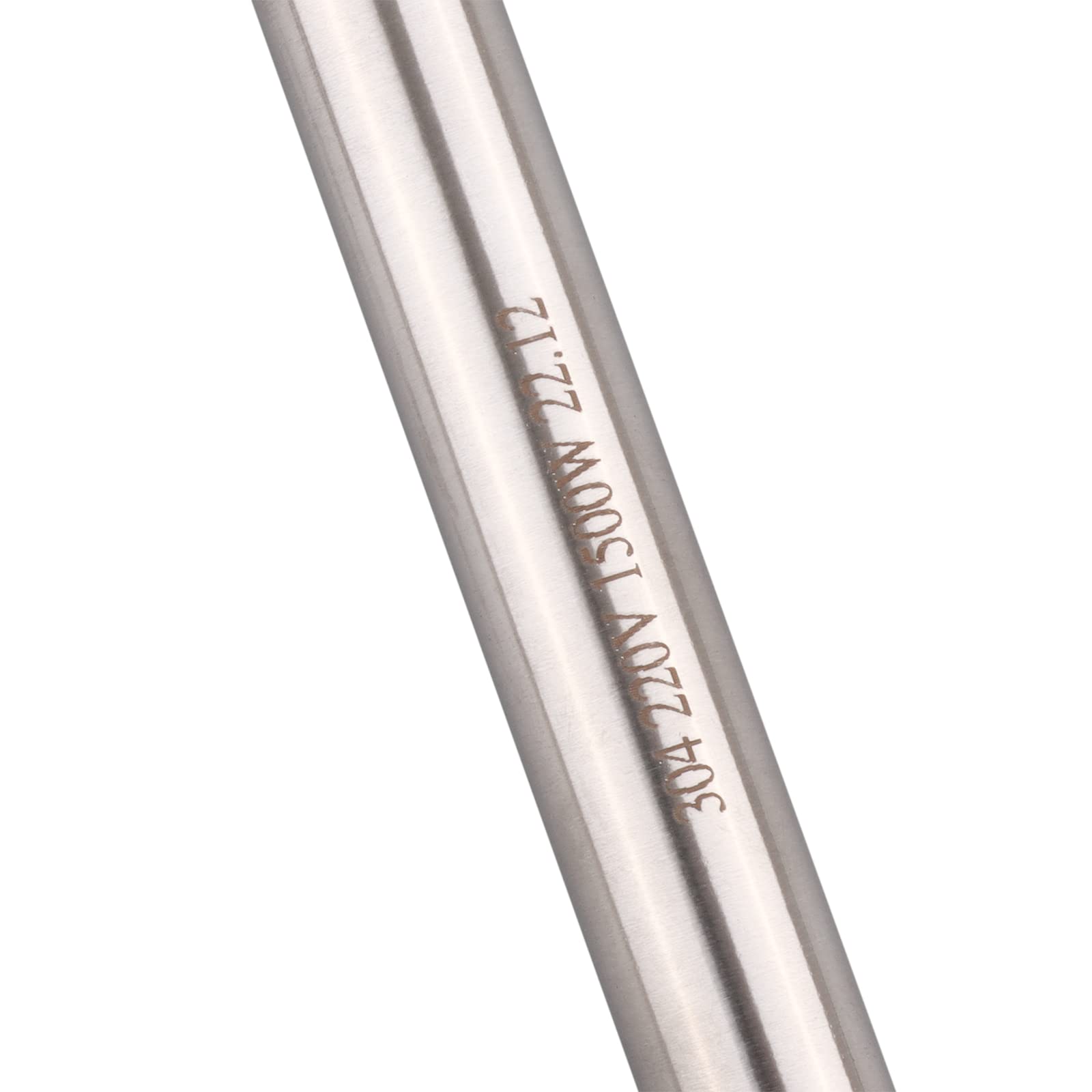 AIICIOO Élément chauffant à cartouche en acier inoxydable bride 1/2" DN15 21 mm AC 220 V 1500 W