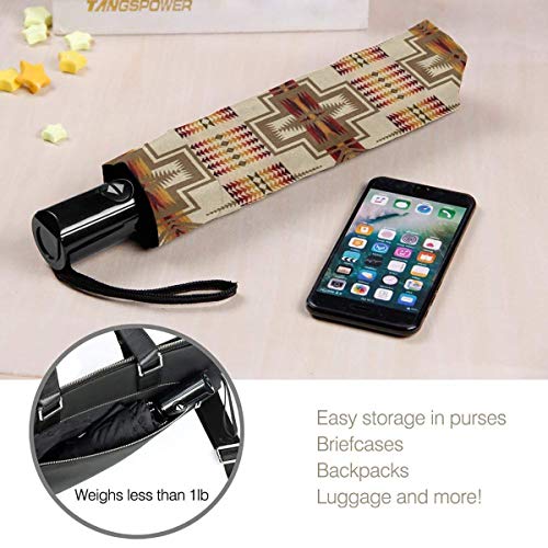 Pendleton Chief Joseph Automatic Tri-Fold Umbrella Folding Sunscreen Umbrella UV Rain Umbrellas Durable - Image 6