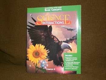 Paperback Science Interactions - Basic Concepts - Transparency Study Guide - Course 4 Book