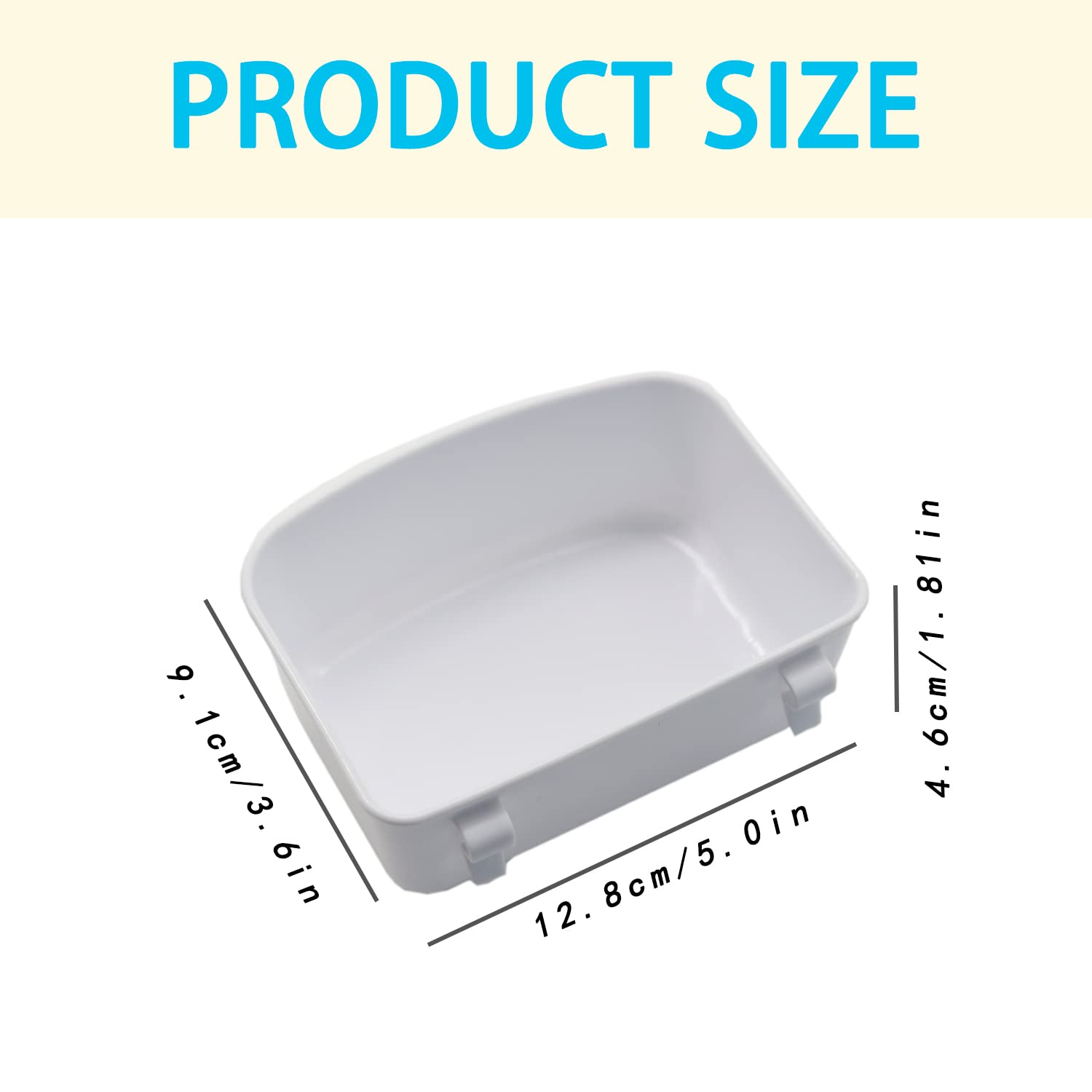 Vasca Da Bagno Per Uccelli - 2 Pezzi Mangiatoia E Bagnetto Sospesi - Foto 8