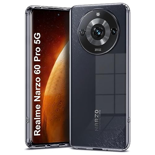 Image of Dashmesh Shopping Transparent Back Case Cover for Realme Narzo 60 Pro 5G / Realme 11 Pro 5G / Realme 11 Pro Plus 5G (Soft Silicone & Flexible & Camera Protection Back Case)