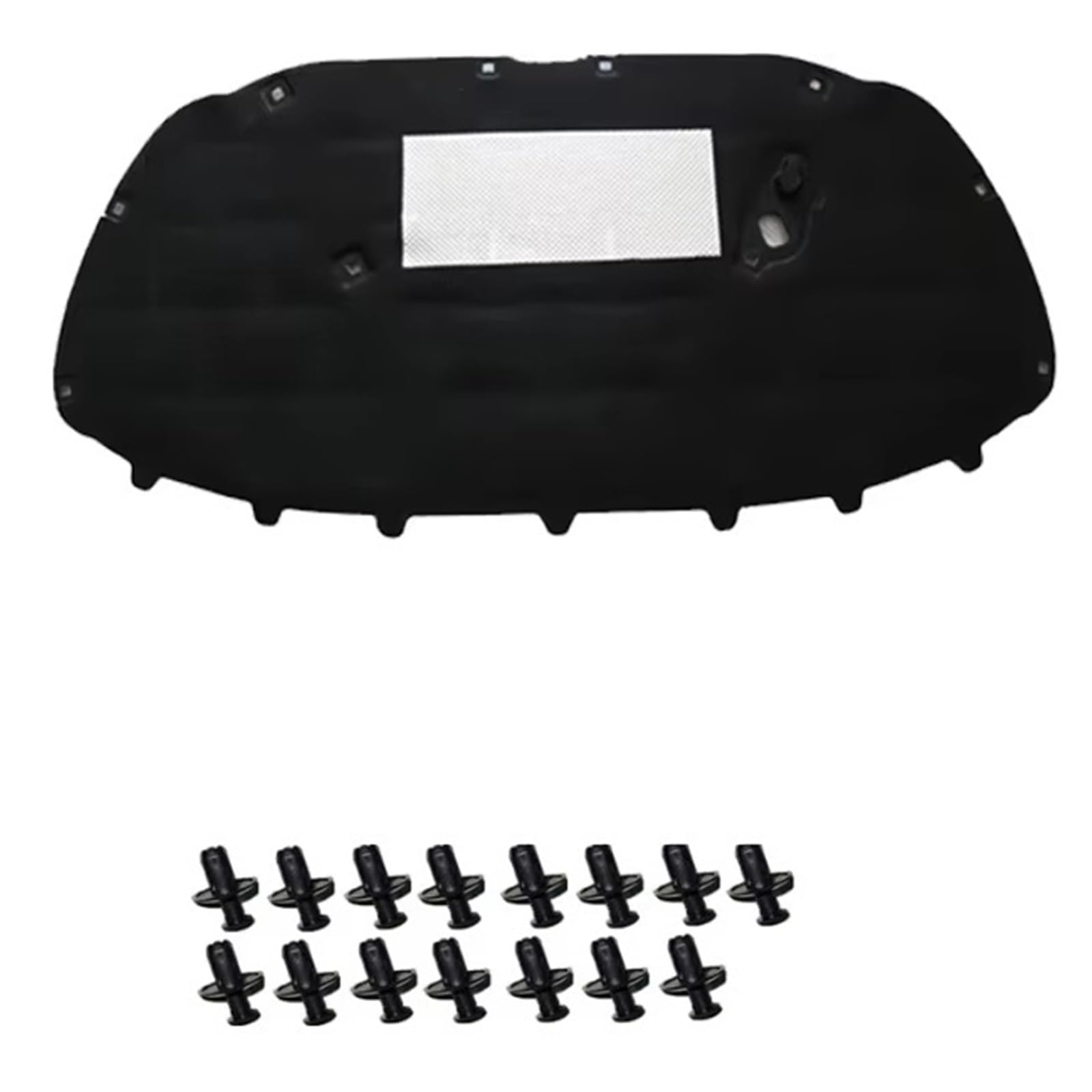 Lomgyhfd One Color Bonnet Insulation Mat Compatible With Vw For Polo For Vento Mk5 For Gti For Cross For Polo 2009-2017 Car Hood Engine Thermal Insulated Cotton Soundproof Mat