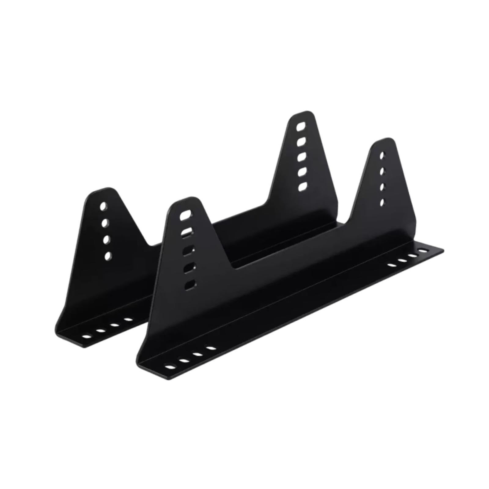 F Fityle 2x Kit staffe di montaggio per sedili avvolgenti, accessori per auto resistenti ad alte prestazioni, modifica automobilistica a forma di L universale