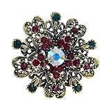 broche vintage yves saint laurent Alfiler retro para el : los bordes son lisos y el material es resistente, que se puede usar como decoración para su gusto único, broche para ropa de dama.
