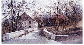 The Mill Bridge Art Print Art Poster Print by Ray Hendershot, 14x11