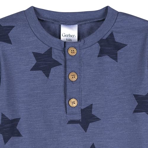 Image of Gerber Baby Boys' Toddler Boys' Shirt and Shorts Set