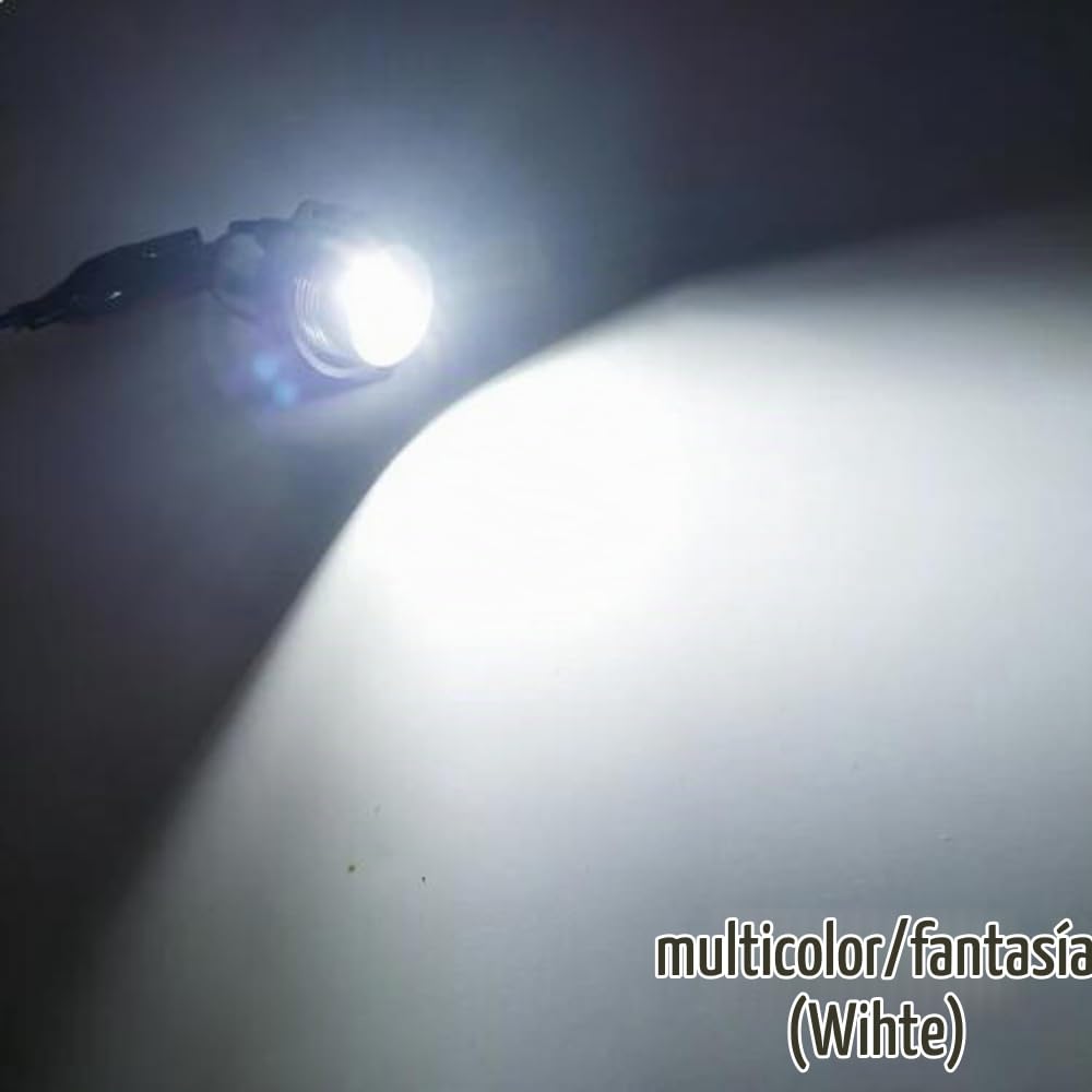 LegendTech 2 Piezas LED Cabeza Luz Ángel Ojos Niebla Bombilla Halo Marcador Anillo Bombilla para B&M&W E90 2005-2008 E91 2005-2008-White
