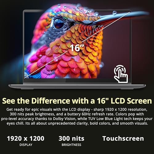 Image of Lenovo Yoga 7i 2-in-1 16 inch 2K Touchscreen Laptop, Intel Ultra 5 226V, 16GB LPDDR5X, 2.5TB(2TB SSD+512GB Docking Station), Intel Arc Graphics, Backlit Keyboard, Fingerprint, Wi-Fi 7, Win 11 Pro, Gray