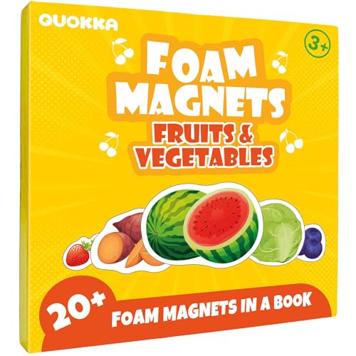 QUOKKA Magnetic Fruits Puzzle Book