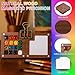 Mini Watercolor Travel Set, 12/24 Color Pocket Painting Kit with Wooden Palette, Watercolor Sketchbook & Pen, All-in-One Portable Art Supplies for Artists & Travel Journaling