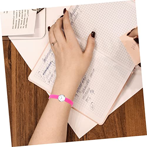 HOMSFOU 30pcs Silicone Wristband Watch Band Replacement Comfort Fit Plaything Material 7