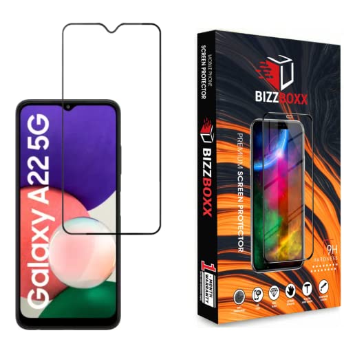 Image of Compatible With Samsung Galaxy A22 5G | Screen Protector | NeoShield & Anti Explosion | Full Screen Coverage-Edge to Edge | 9H Hardness | With Easy Installation Kit (Pack of 1)