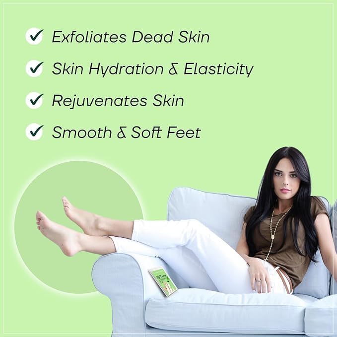 Peeling Foot Mask Exfoliates & Brightens, Remove Dead Cell, Rejuvenates Skin For Men And Women