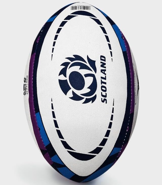 Gilbert- Balon Rugby Réplica de Escocia, Talla 5