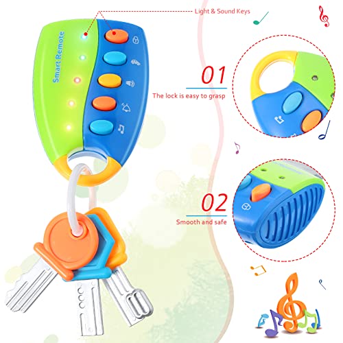 Skylety SE-SKYLETY-466610 Musical Smart Remote Key Toy Fake Car Toy Keys thumb #4