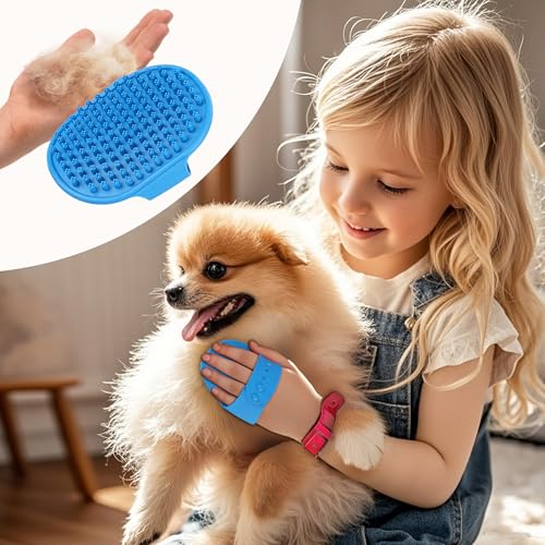 Image of NVNAN Pet Shampoo Brush and Massage Bath Brush