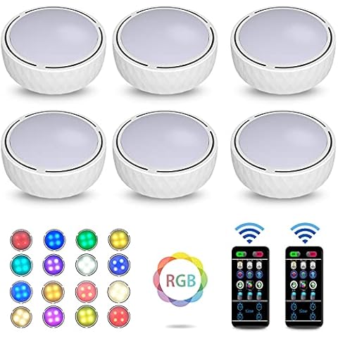 Bawoo RGBW Wireless LED Puck Lights Cover