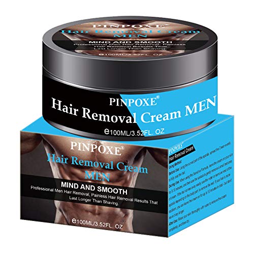 Hair Removal Cream for Men, Depilatory Cream, Prevent Hair Growth, No Irritation, Painless