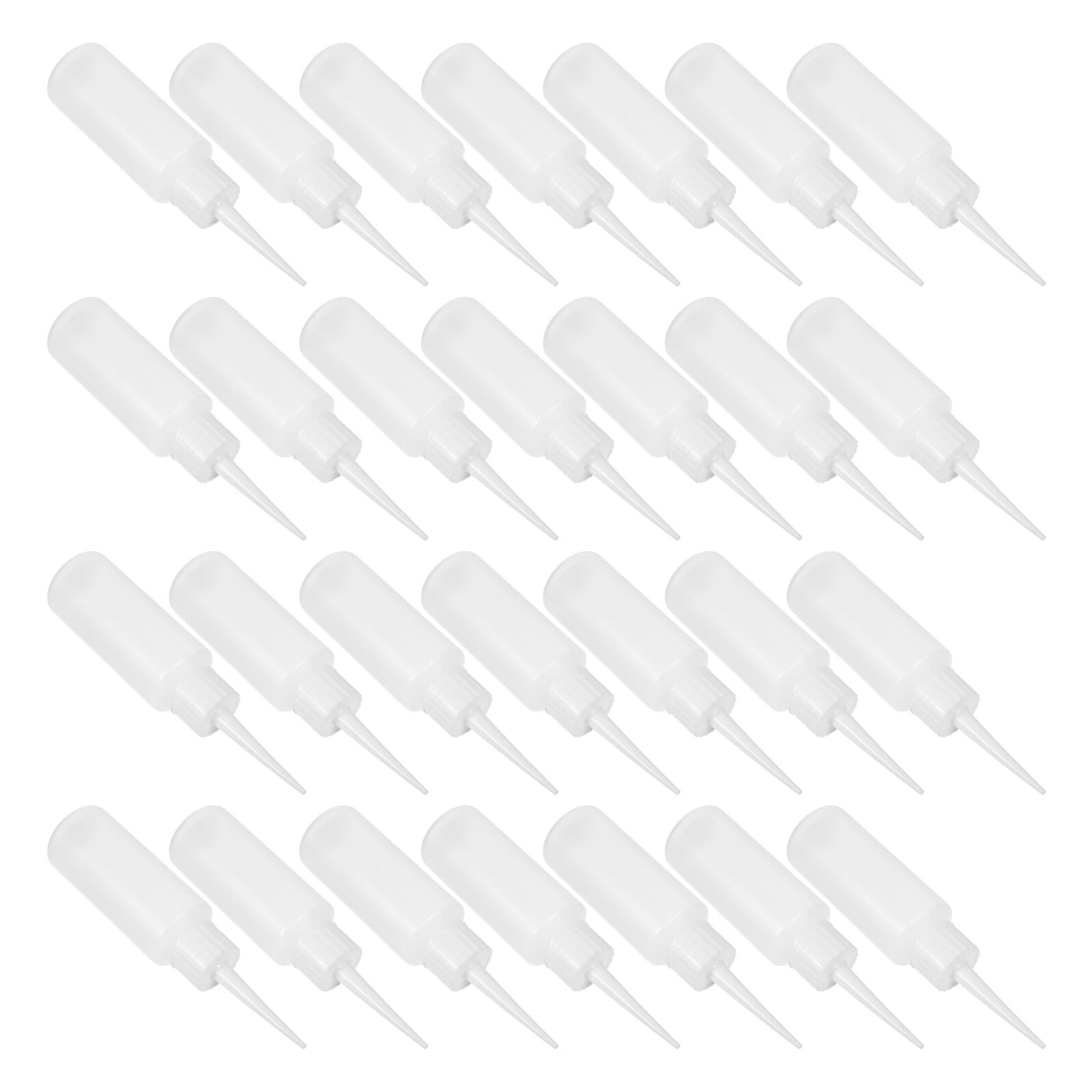 100 Unidades Botellas de Plástico con Punta de Aguja para Aplicación Precisa Dosificador Vacío de Squeeze para Pegamento y Sellador Manualidades y Decoración de Azulejos