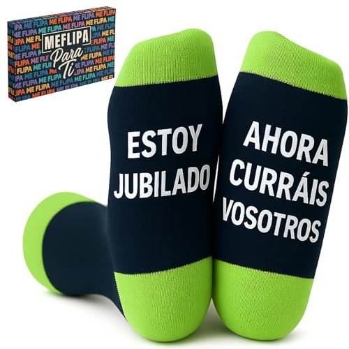 Imagen de Regalos Jubilacion Hombre Calcetines Divertidos Regalos Originales para Jubilados Hombres Feliz Jubilacion Regalo Despedida Trabajo Original Divertido Abuelo Padre Amigo Jubilado Talla Unica